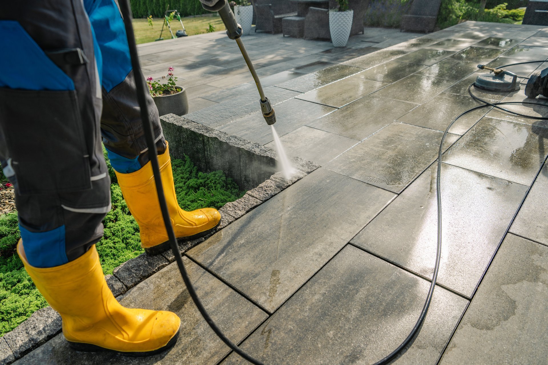 Professional power washing service